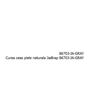 Curea ceas piele naturala Jastrap Gri (86703-JA-GRAY) 18mm (86703-JA-GRAY) oferit de magazinul Japora