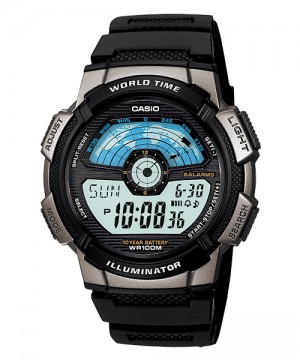 Ceas barbatesc Casio Standard AE-1100W-1AVSDF Sporty Digital 10-Year Battery Life (AE-1100W-1AVSDF) oferit de magazinul Japora