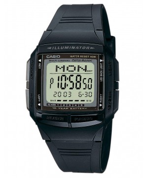 Ceas unisex Casio Data Bank DB-36-1AVSDF 10-Year Battery Life Retro (DB-36-1AVSDF) oferit de magazinul Japora
