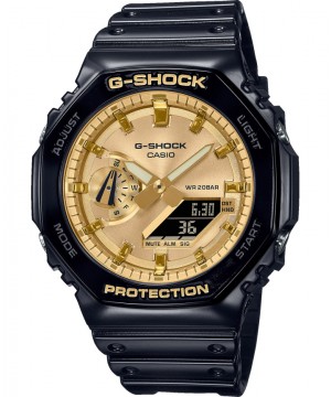 Ceas barbatesc Casio G-Shock GA-2100GB-1AER (GA-2100GB-1AER) oferit de magazinul Japora