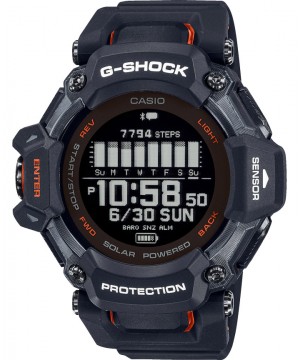 Ceas barbatesc Casio G-Shock GBD-H2000-1AER G-SQUAD Solar 5-SENSOR Heart Rate Monitor and GPS for Workouts Bluetooth (GBD-H2000-1AER) oferit de magazinul Japora