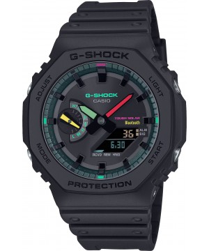 Ceas barbatesc Casio G-Shock GA-B2100MF-1AER Bluetooth Solar Carbon Core Guard Multi Fluorescent Accents (GA-B2100MF-1AER) oferit de magazinul Japora