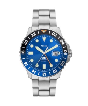 Ceas barbatesc Fossil FS5991 Fossil Blue GMT Stainless Steel Watch