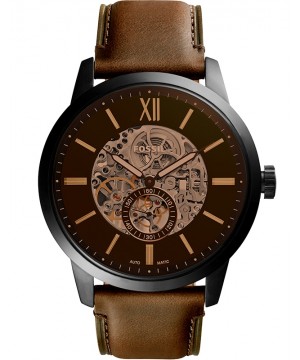 Ceas barbatesc Fossil ME3155 Townsman 48mm Automatic Brown Leather