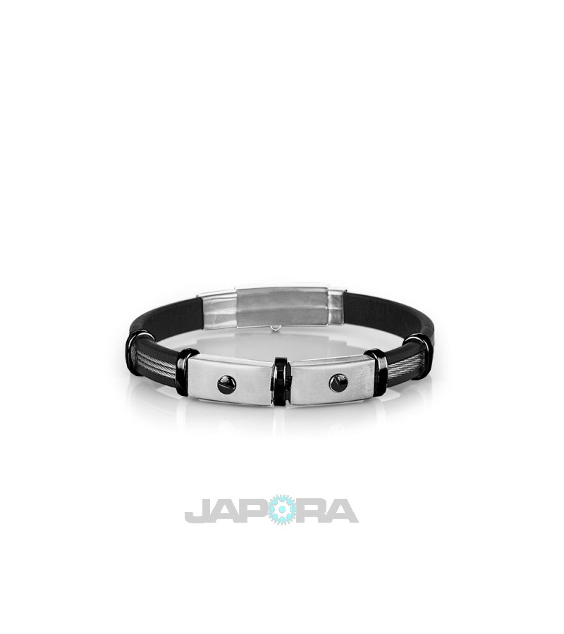 Bratara bicolora, Santa Barbara Polo, pentru barbati, din piele, SBJ.6.2016-1 (SBJ.6.2016-1) oferit de magazinul Japora