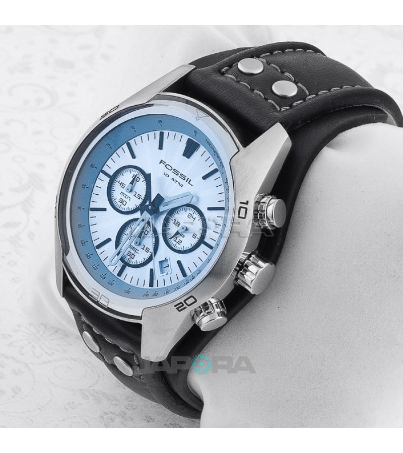 Ceas barbatesc Fossil CH2564 Sport Cuff Chronograph Leather Watch (CH2564) oferit de magazinul Japora