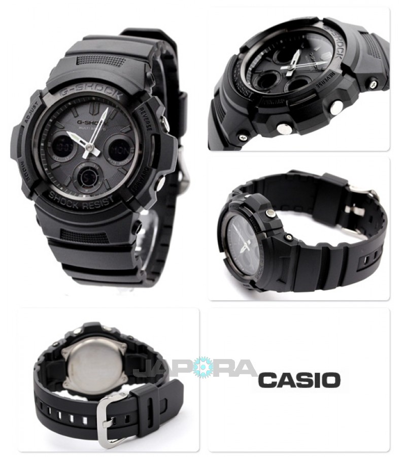 Ceas Casio G-Shock AWG-M100B-1A MultiBand 6 Tough Solar (AWG-M100B-1AER) oferit de magazinul Japora