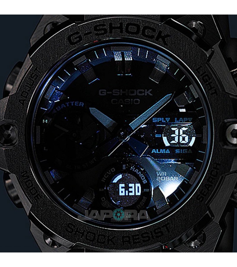 Ceas barbatesc Casio G-Shock GST-B400D-1AER Bluetooth Tough Solar G-STEEL (GST-B400D-1AER) oferit de magazinul Japora