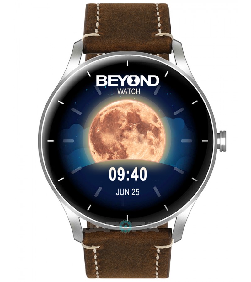 BEYOND Watch Moon 2 Series, Brown Leather (MON22L) oferit de magazinul Japora