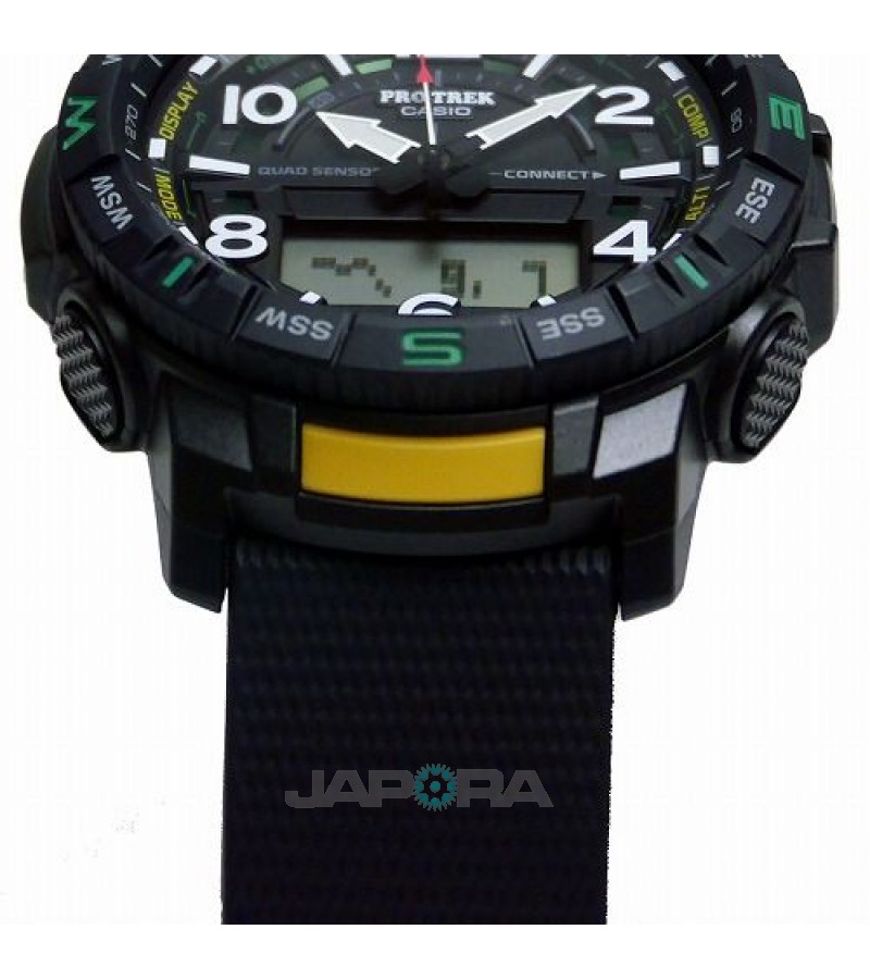 Ceas barbatesc Casio Pro Trek PRT-B50-1ER Bluetooth Quad Sensor (PRT-B50-1ER) oferit de magazinul Japora